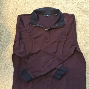 Hart Schaffner Marx 1/4 Zip Pullover Sweater